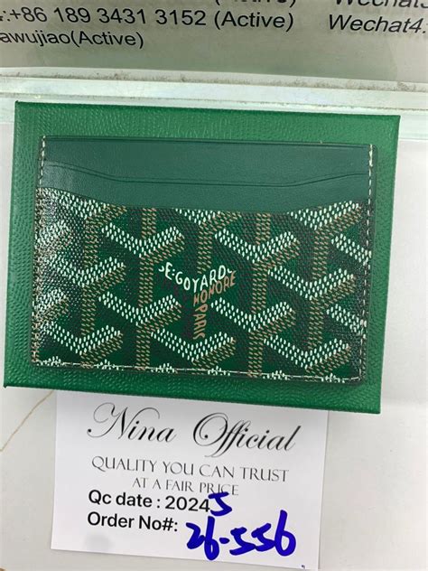 darcy goyard|[QC]DARCY Goyard Card Holder : r/FashionReps .